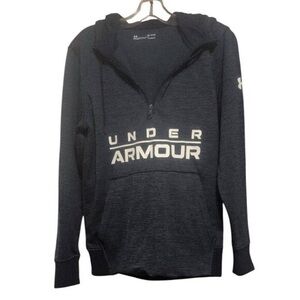 Under Armour Hoodie Fleece LoOne ColdGear 1 4 zip Long Sleeve Sweatshirt Pocket